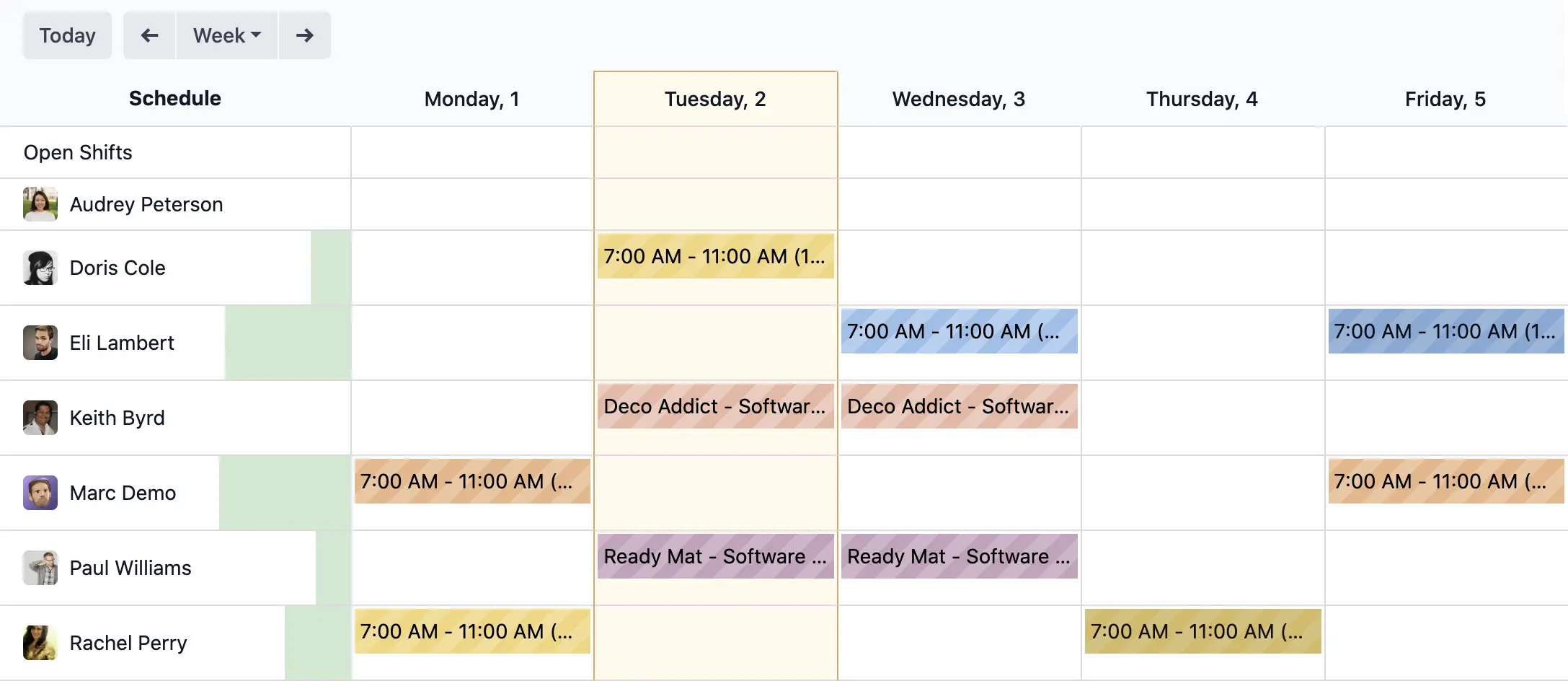 Construction / Contractors Odoo workspace preview